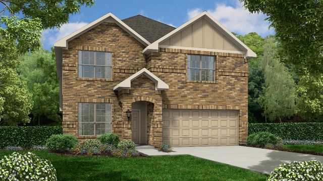 The Waring Plan in Trails at Woodhaven Lakes 45's, Houston, TX 77053