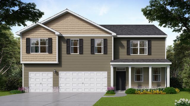 Mansfield Plan in The Enclave at Flat Rock Hills, Lyons Road Stonecrest, GA 30038