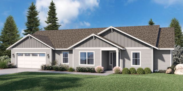 The Oswego - Build On Your Land Plan in Eastern Idaho - Build On Your Own Land - Design Center, Idaho Falls, ID 83402