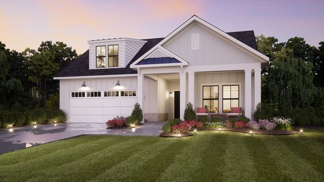 Portico Plan in The Courtyards at Redbud Lane, Holly Springs, GA 30115