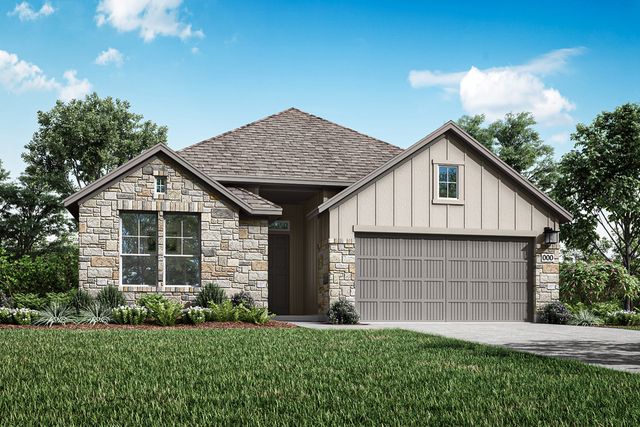 Meridian Plan in Park Collection at Heritage, Dripping Springs, TX 78620