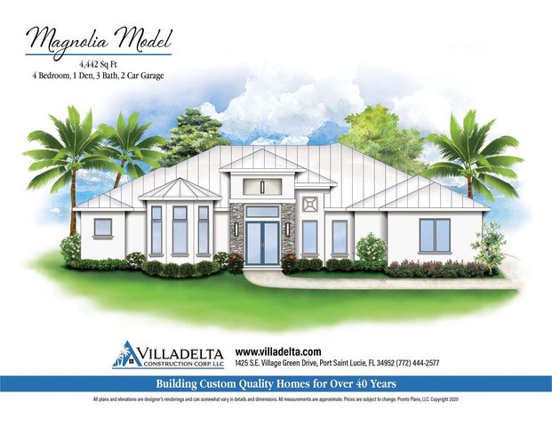 The Magnolia II Plan in Noble Oaks Estates, Fort Pierce, FL 34981