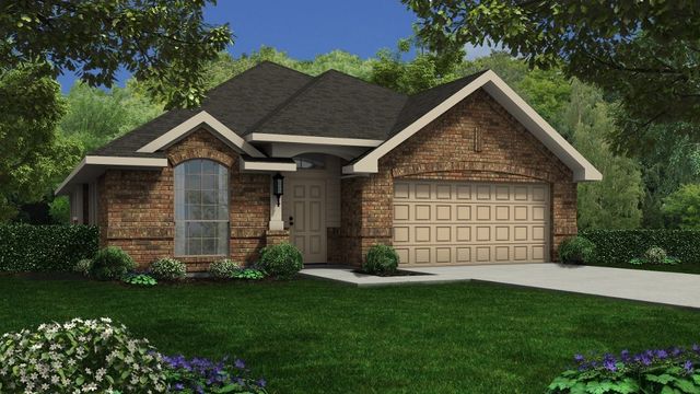 The Davenport Plan in Trails at Woodhaven Lakes 60's, Houston, TX 77053