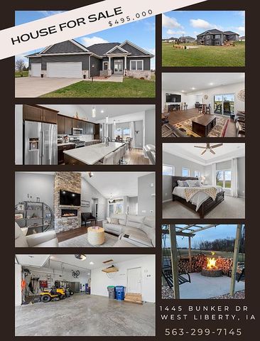 1445 Bunker Dr, West Liberty, IA 52776