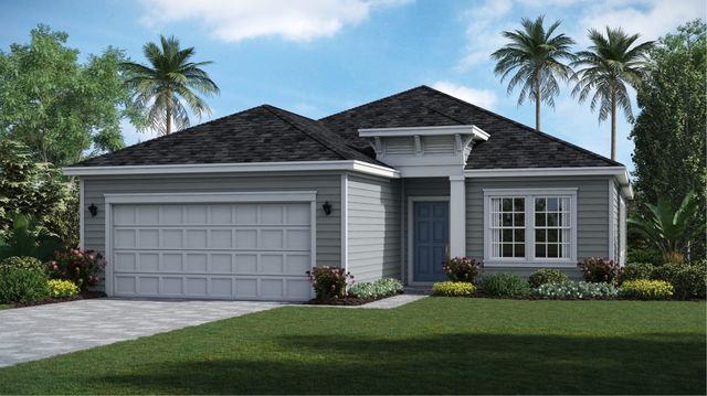 HALLE Plan in Tributary : Lakeview at Tributary 50's, Yulee, FL 32097