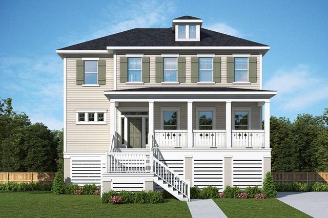 Brentshire Plan in Charleston Build on Your Lot, Mount Pleasant, SC 29464