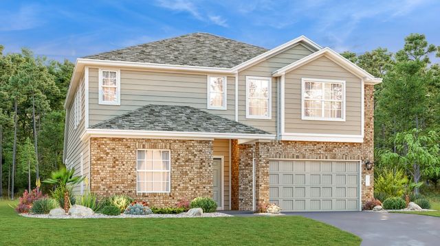 Claiborne Plan in Lively Ranch : Highlands Collection - 3 Car Garage, Georgetown, TX 78628