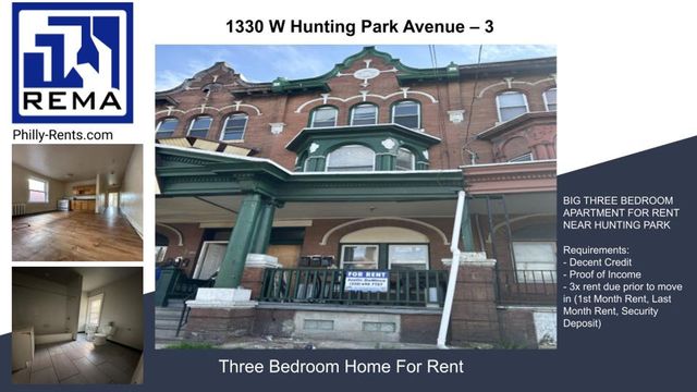 1330 W  Hunting Park Ave #3, Philadelphia, PA 19140