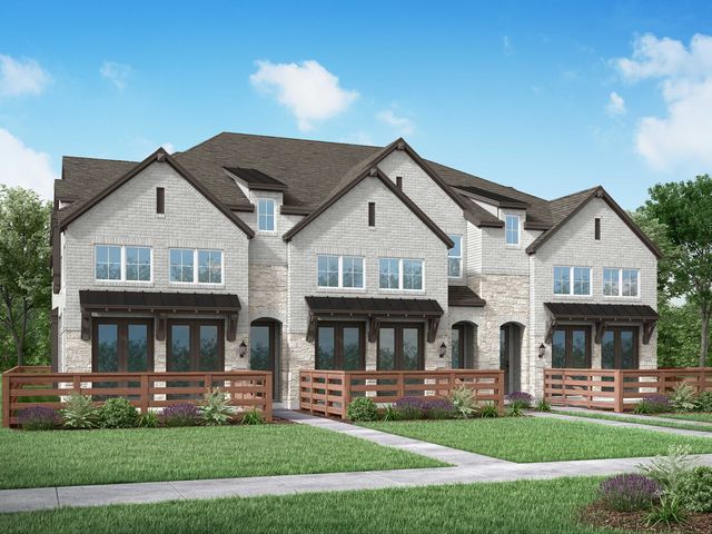 Plan Casey in Trinity Falls Townhomes: The Patios, McKinney, TX 75071