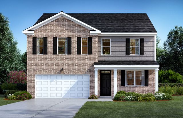 Hanover Plan in The Enclave at Flat Rock Hills, Lyons Road Stonecrest, GA 30038
