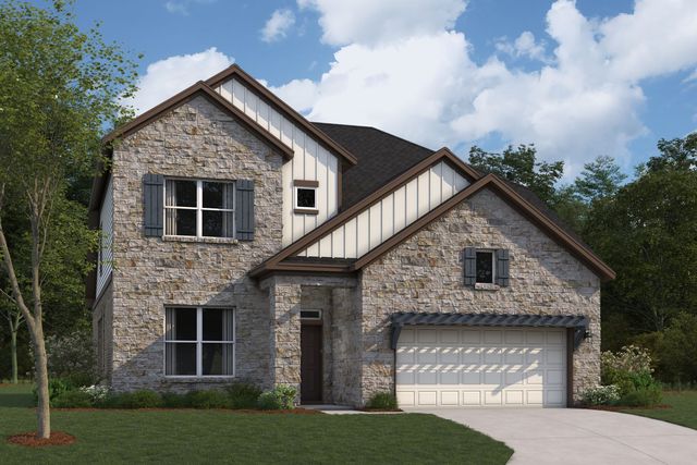 Trinity II Plan in Parkside on the River, Georgetown, TX 78628