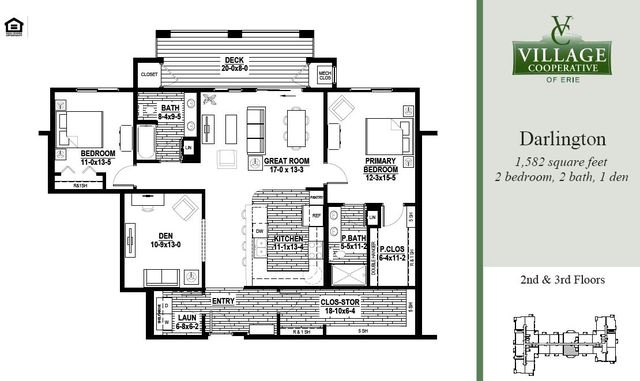 Darlington Plan in Village Cooperative of Erie (Active Adults 62+), Lafayette, CO 80026