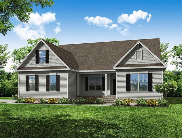 Asheboro Plan in The Retreat at Green Haven, Youngsville, NC 27596