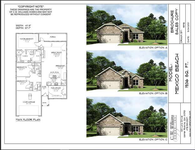 The Mexico Beach Plan in Legacy Park, Perry, GA 31069