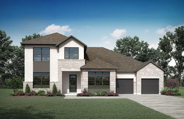 SOMERVILLE Plan in The Estates at Rough Hollow Vista Ridge, Austin, TX 78738