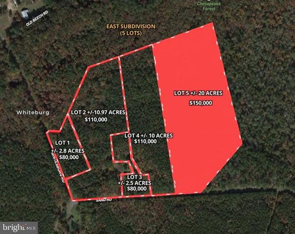 Lot 5 Sand Rd, Snow Hill, MD 21863