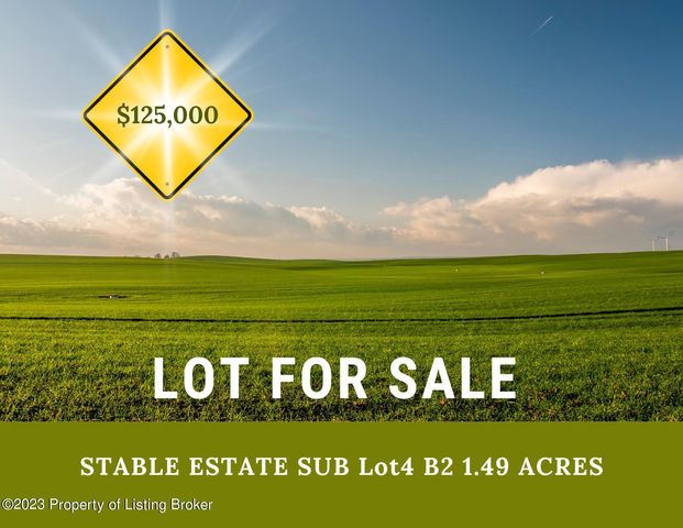 Lot 4 Block 2 Stable Ests, Dickinson, ND 58601