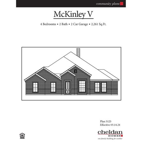 McKinley V Plan in The Reserve at Grand Oaks, Weatherford, TX 76085