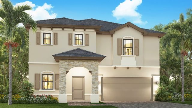Palmdale Plan in Siena Reserve : Fontaine Collection, Homestead, FL 33032
