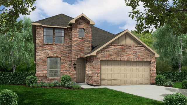 The Shetland II Plan in Trails at Woodhaven Lakes 45's, Houston, TX 77053
