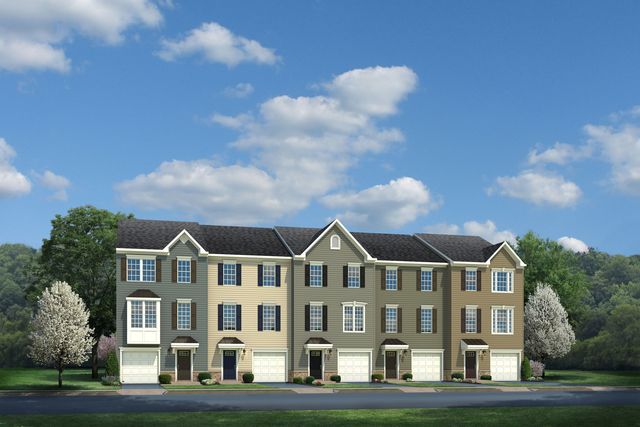 Strauss D Plan in Courthouse Commons Townhomes, Spotsylvania, VA 22553