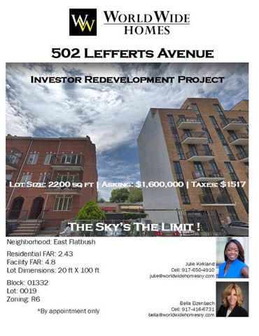 502 Lefferts Ave, Brooklyn, NY 11225