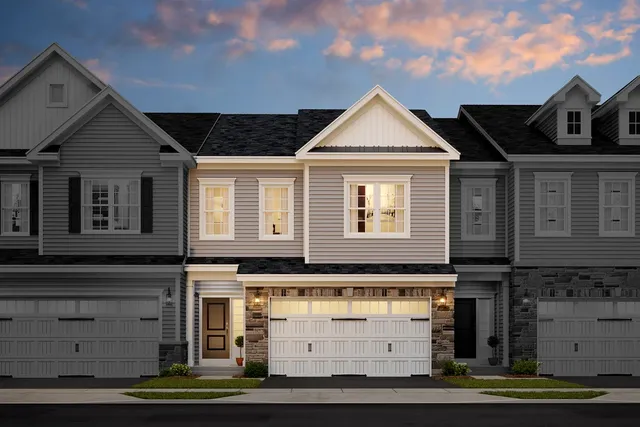 Cape Dory Plan in Townes at West Windsor, West Windsor Township, NJ 08550