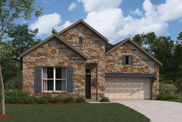 Continental II Plan in Parkside on the River, Georgetown, TX 78628