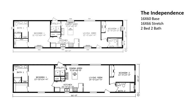 2 Bed 2 Bath Single Section Plan in Midwest Country Estates, Waukee, IA 50263