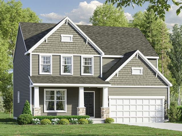Brentwood Plan in Winterbrooke Place, Lewis Center, OH 43035