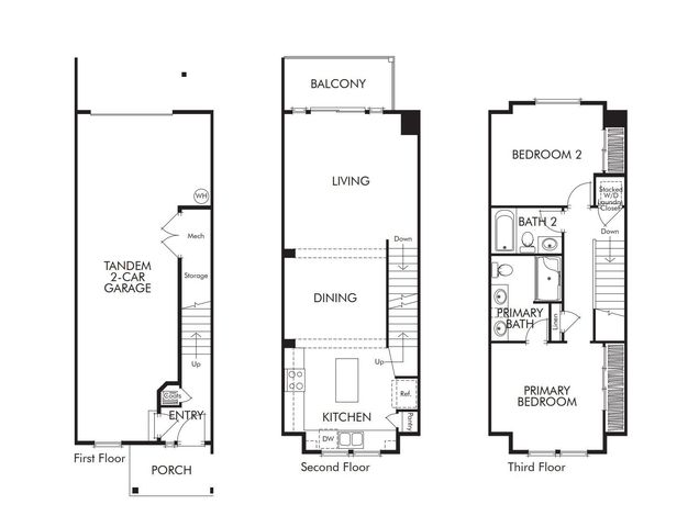 Piedmont Plan in The Townes at the Vineyard, Beaverton, OR 97007