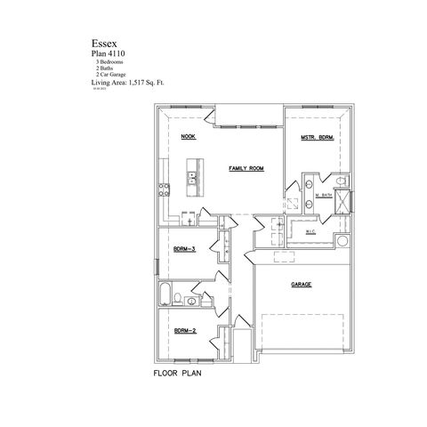 Essex Plan in Craftsmen's Corner, Cleburne, TX 76033