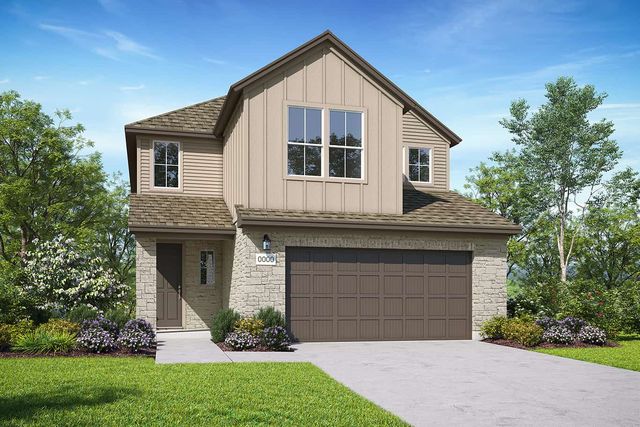 Lantana Plan in Terrace Collection at Turner's Crossing, Buda, TX 78610