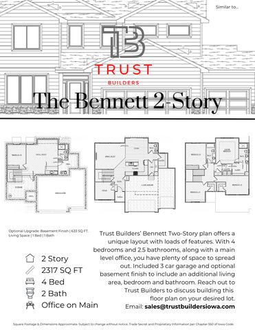 Bennett Plan in Stratford Crossing, Waukee, IA 50263