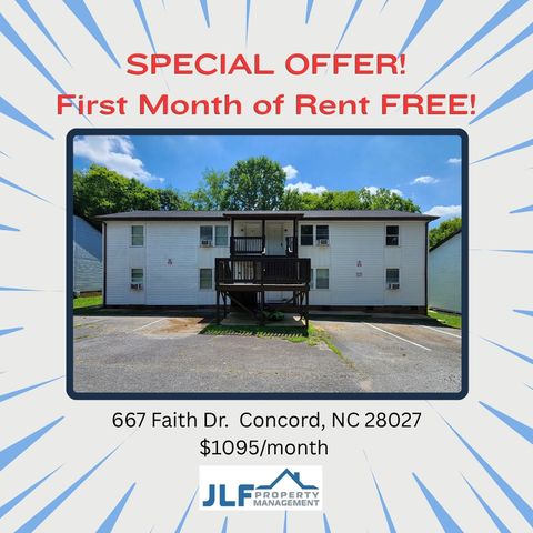 667 Faith Dr SW #667, Concord, NC 28027