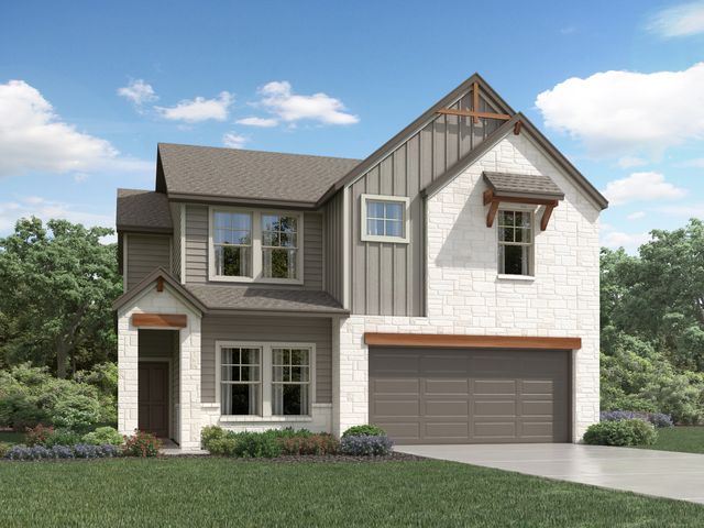 The Channing (850) Plan in Riverbend at Double Eagle - Reserve Collection, Cedar Creek, TX 78612