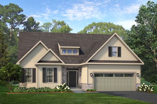 The Monarch I Plan in Honeycroft Village 55+, Cochranville, PA 19330