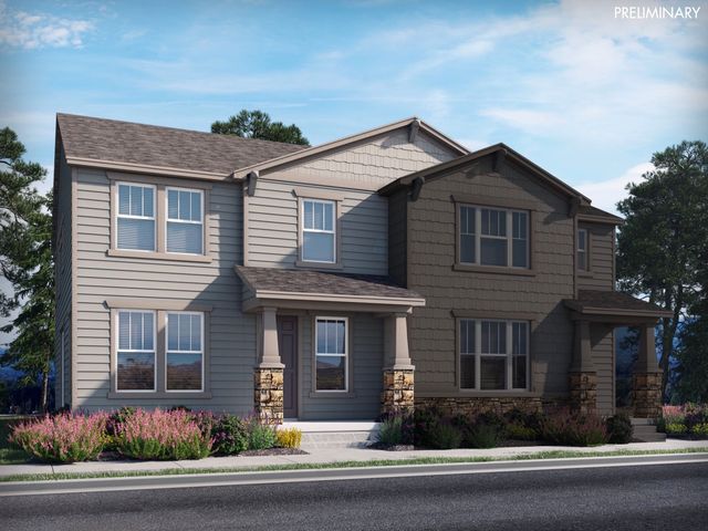 Breckenridge Plan in Prospect Village at Sterling Ranch: Paired Homes, Littleton, CO 80125