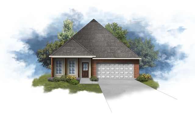 Oakstone V B Plan in Live Oak Village, Foley, AL 36535