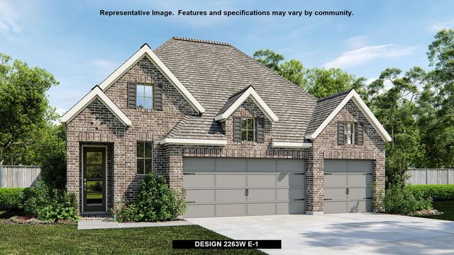 2263W Plan in Grand Central Park 50', Conroe, TX 77304