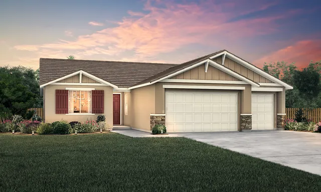 The Santa Cruz Plan in Crossing at River Oaks, Merced, CA 95341