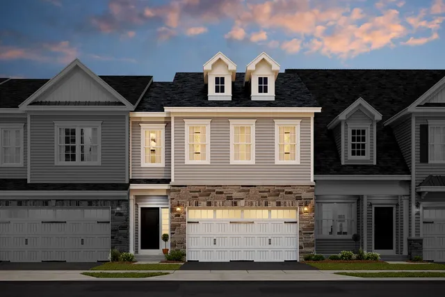 Beneteau Plan in Townes at West Windsor, West Windsor Township, NJ 08550