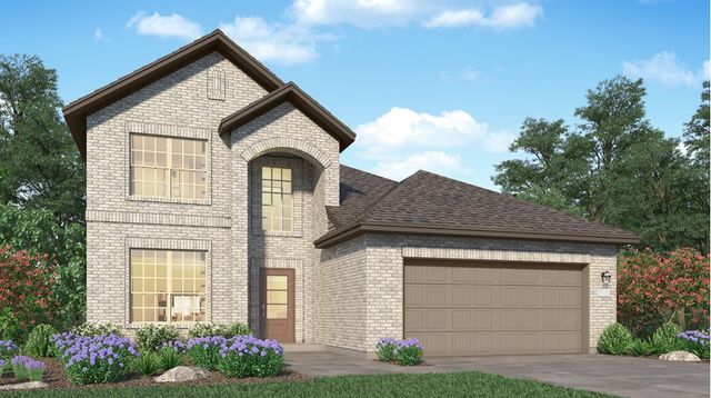 Larkspur II Plan in Pinewood at Grand Texas : Wildflower II Collection, New Caney, TX 77357
