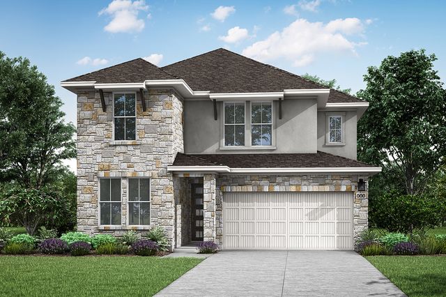 Linden Plan in Arbor Collection at Heritage, Dripping Springs, TX 78620