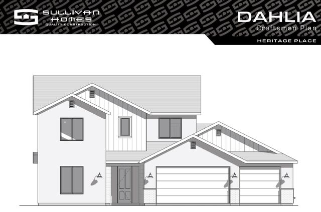Dahlia Craftsman Plan in Heritage Place, Washington, UT 84780