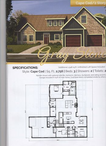 Gray Stone Plan in Iseman Homes Kearney Branch, Kearney, NE 68848