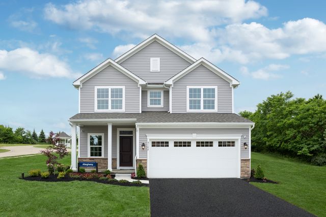 Allegheny with Finished Basement Plan in The Ridge at Windgate, Coraopolis, PA 15108