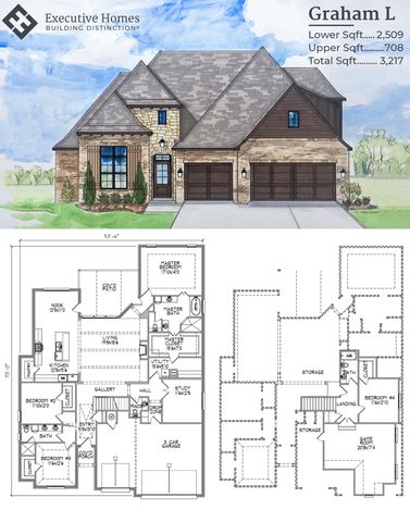 Graham L Plan in The Estates at The River, Bixby, OK 74008