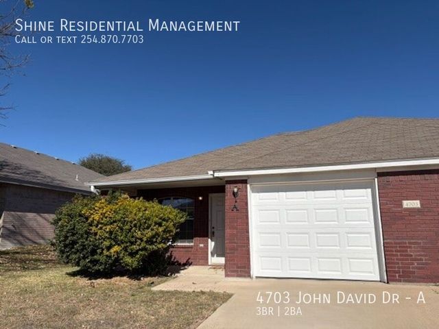 4703 John David Dr #A, Killeen, TX 76549