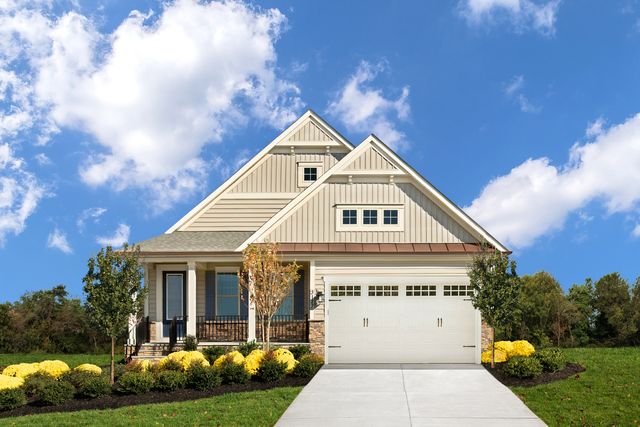Bennington Plan in 55+ Active Adult The Woodlands Single-Family Homes, Urbana, MD 21704